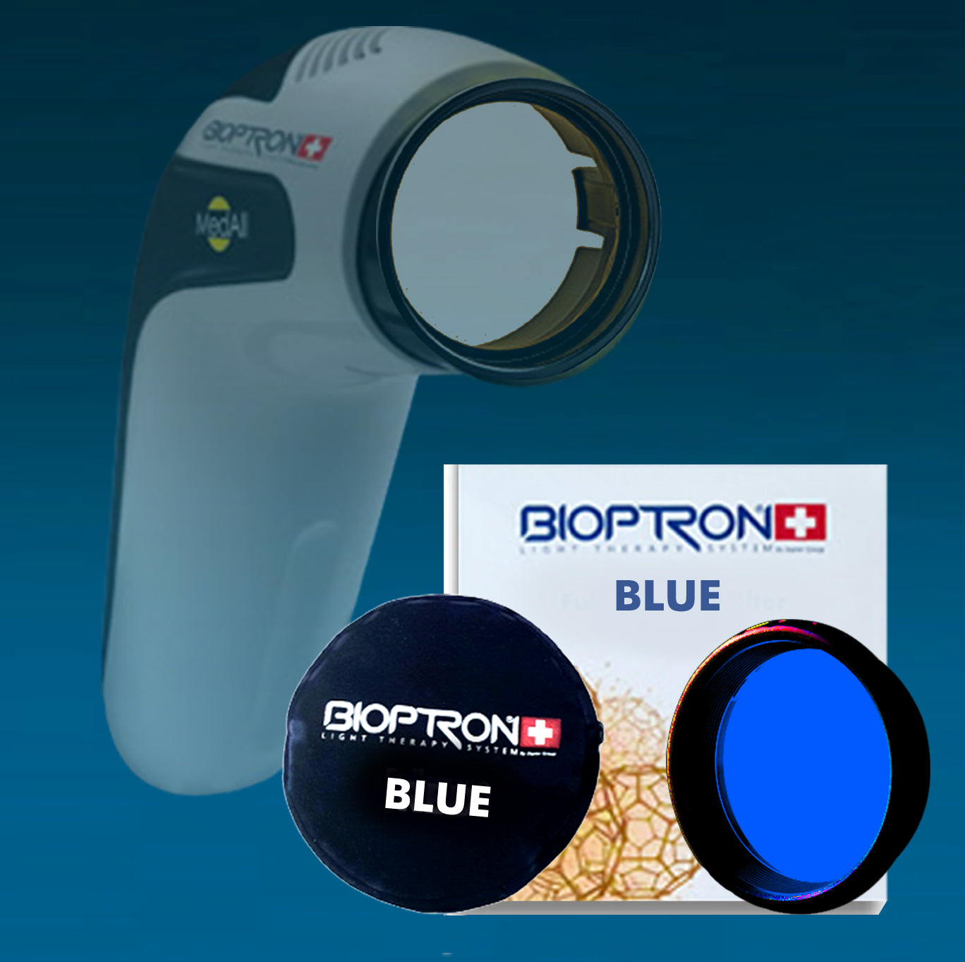 YouTHron-Bioptron INDIVIDUAL Color Therapy filter ONLY - BLUE