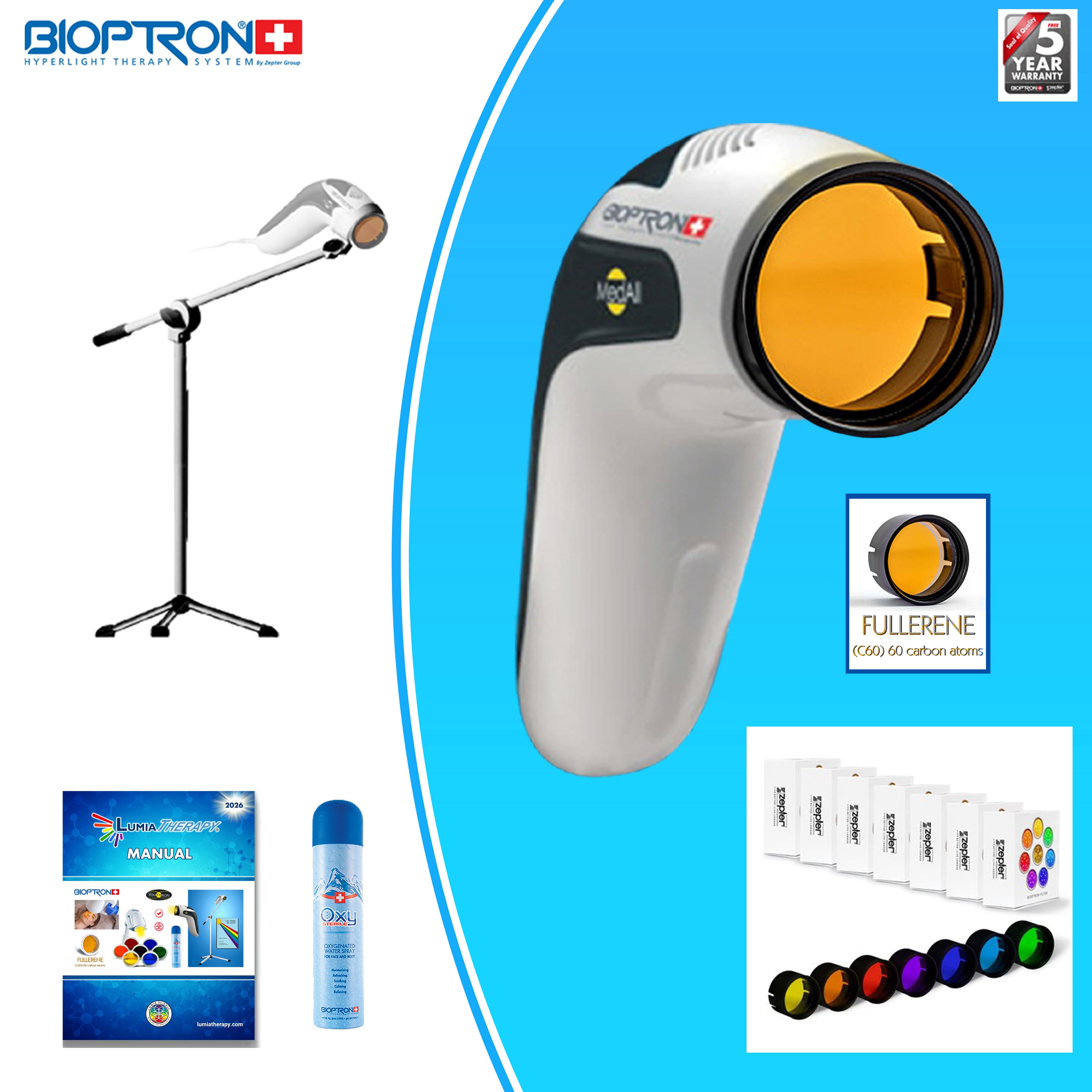 Bioptron[バイオプトロン] Amazon.com : BIOPTRON Pro 1 by Zepter Professional Complete Set