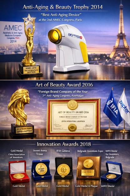 YouTHron®/ MedAll®-Bioptron by Zepter – COMPLETE Set "PLUS" featuring the FULLERENE FILTER