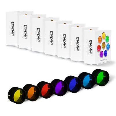YouTHron® / MedAll®-Bioptron featuring the Fullerene filter &amp; 7 - Individual Boxed Color Therapy Set