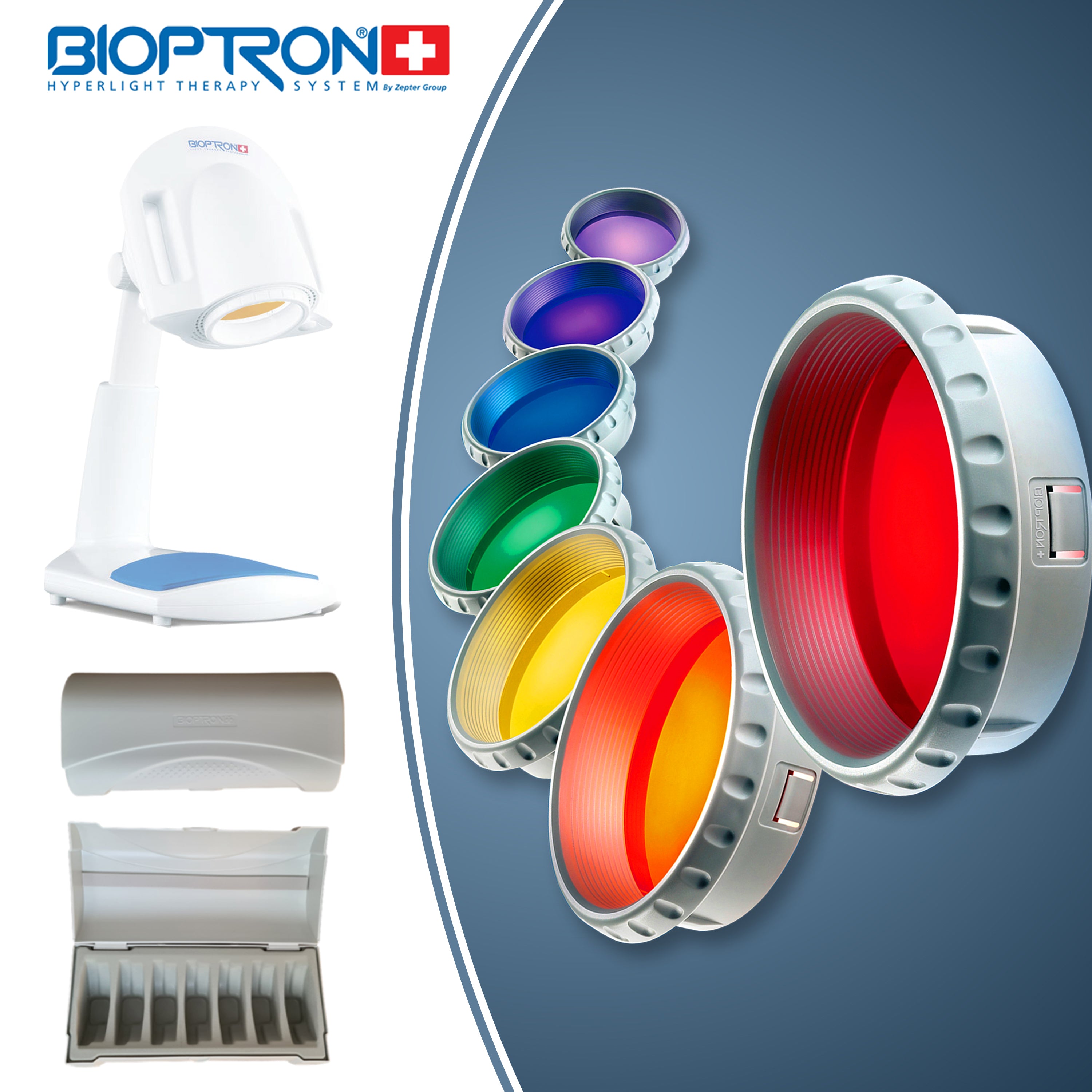 PRO 1® - Bioptron Color Therapy Filter Set in Plastic Case