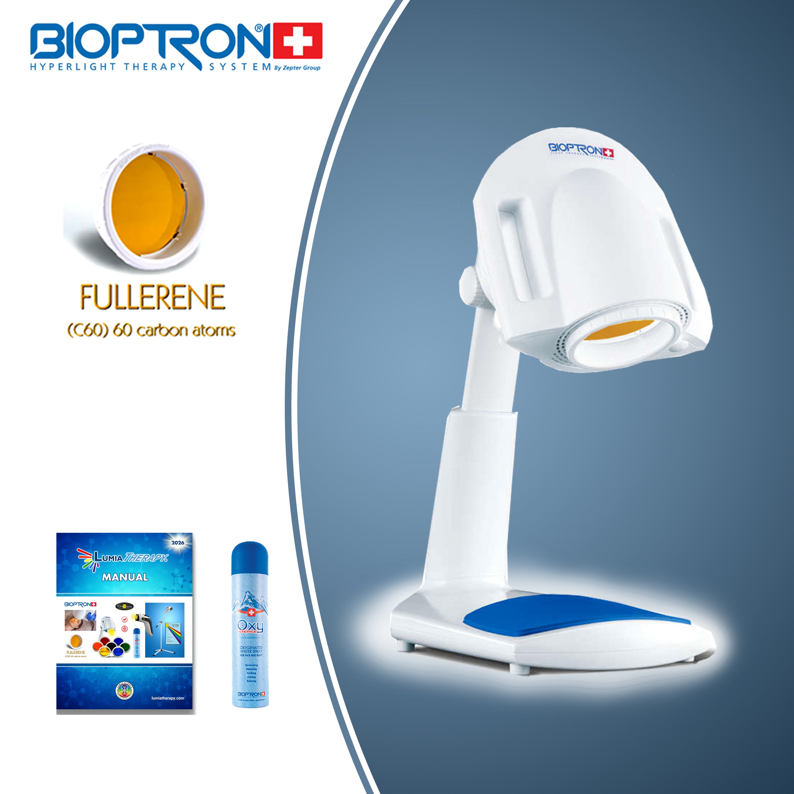 Pro 1 - Bioptron by Zepter featuring Fullerene filter w/ Table