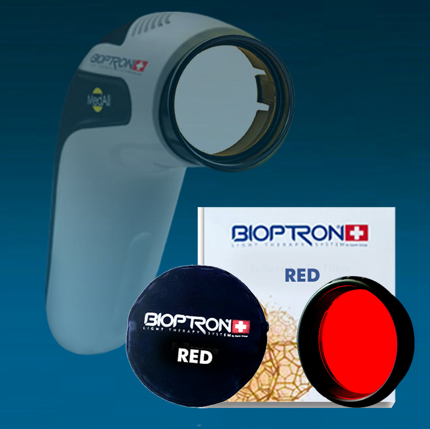 YouTHron-Bioptron INDIVIDUAL Color Therapy filter ONLY - RED