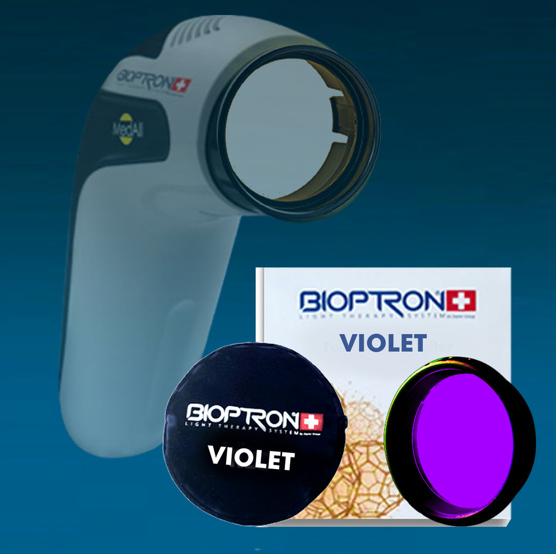 YouTHron-Bioptron INDIVIDUAL Color Therapy filter ONLY - VIOLET