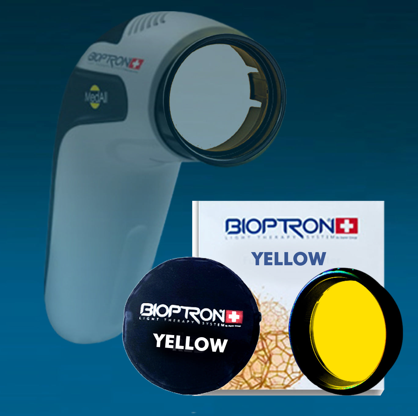 YOUTHRON 光治療器 Bioptron YouTHron LIGHT THERAPY 100-240V With Case and Stand