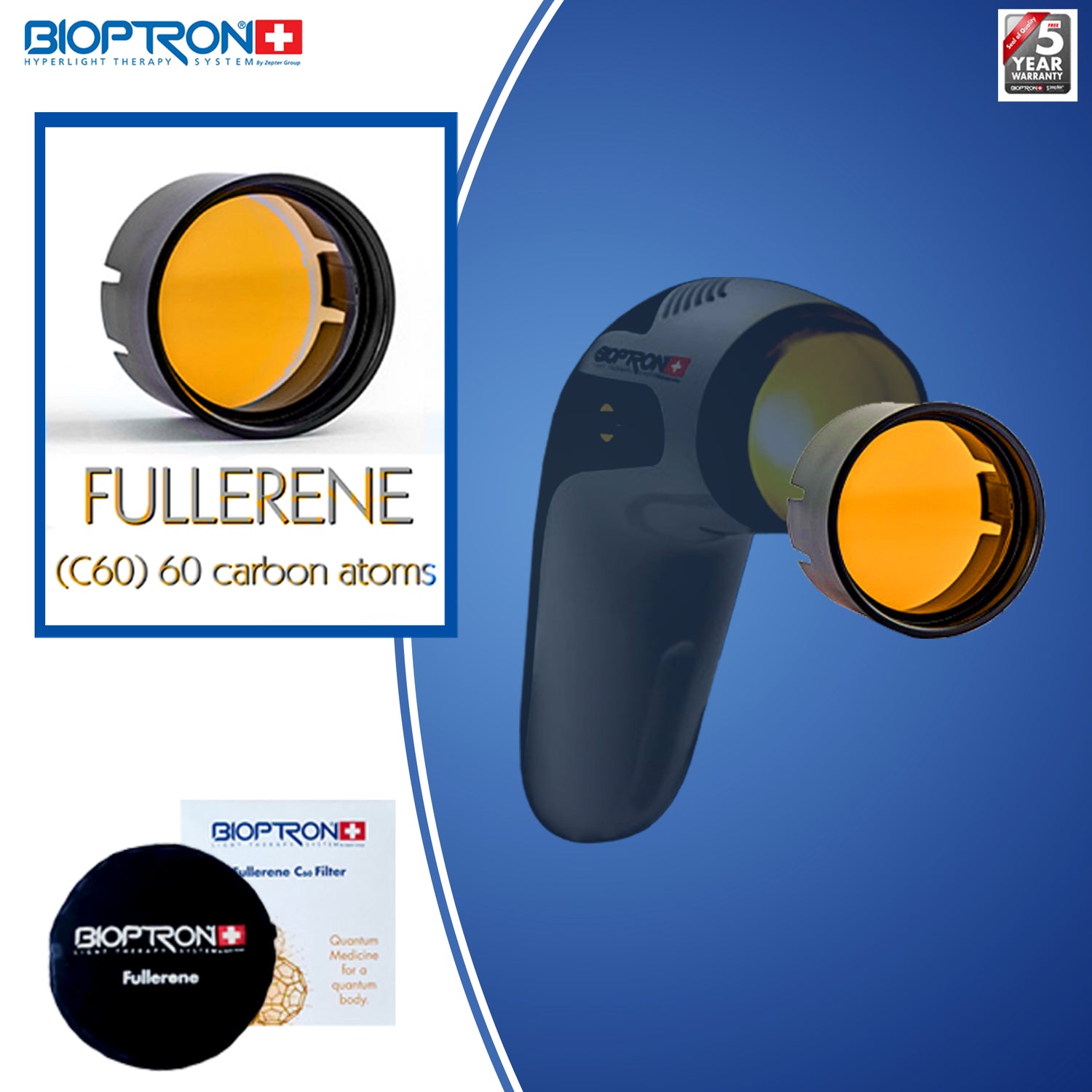 YouTHron® /MedAll® Fullerene Filter (ONLY) for your Zepter Bioptron