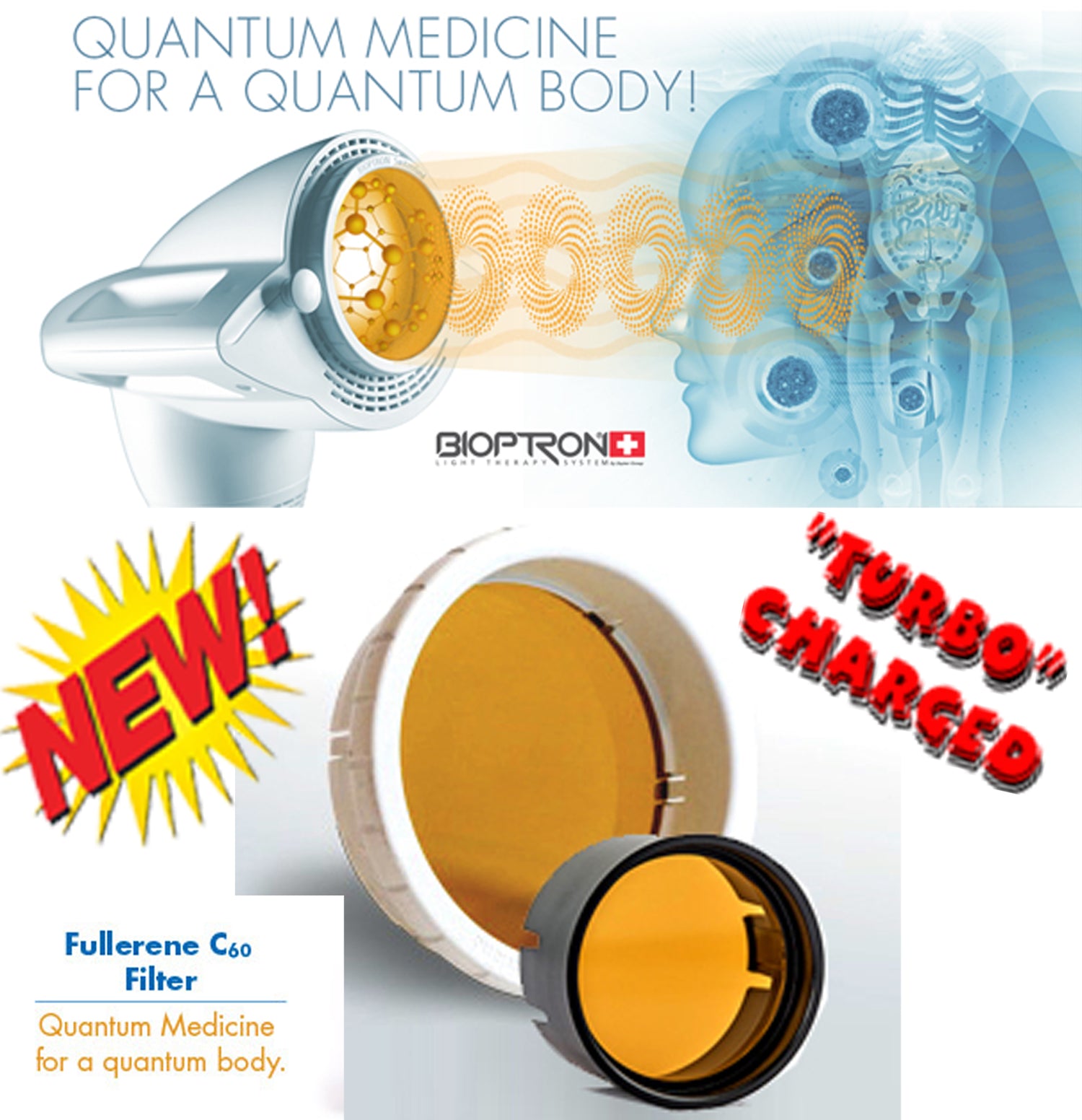 PRO 1® - Bioptron by Zepter featuring Fullerene filter w/Table Stand &amp; Lumia Therapy 2026 Manual