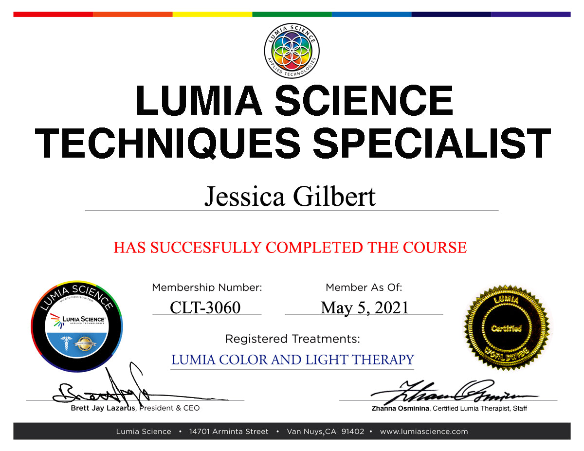 Lumia Therapy Techniques Specialist Training