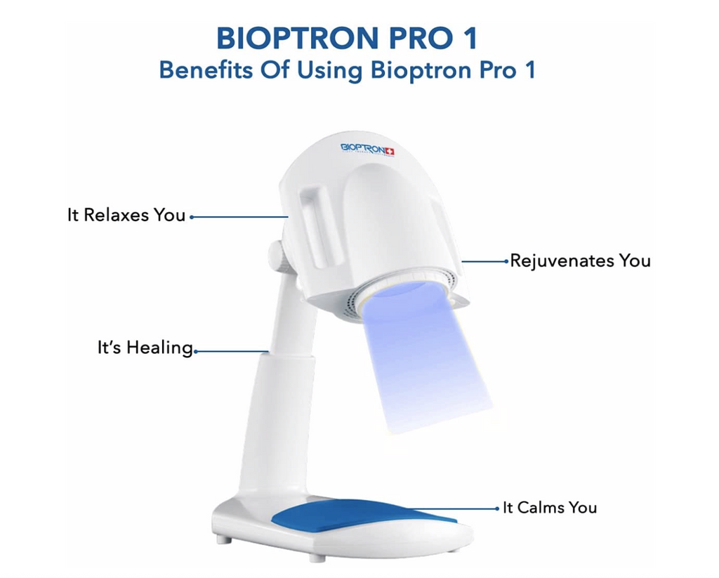 BIOPTRON Pro 1 by Zepter Professional Complete Set with Lumia Therapy Manual - Lumia Science